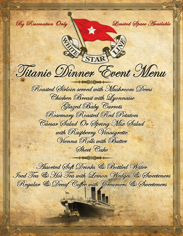 titanic-menu